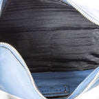 Prada Buckle Zip Hobo Blue Vitello Phoenix — view 9