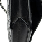 Chanel Cambon Line Chain Wallet Black Quilted Calfskin — view 8