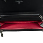 Chanel Cambon Line Chain Wallet Black Quilted Calfskin — view 9