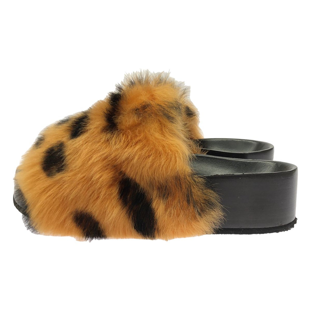 Celine by Phoebe Philo Fur Sandals Brown — view 2