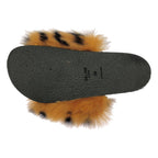 Celine by Phoebe Philo Fur Sandals Brown — view 4