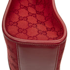 Gucci Square Jackie Tote Red GG Canvas — view 7