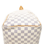 Louis Vuitton Speedy Ivory Damier Azur Handbag — view 7