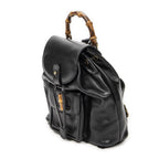 Gucci Minibumbu Backpack Black Calfskin Leather — view 2