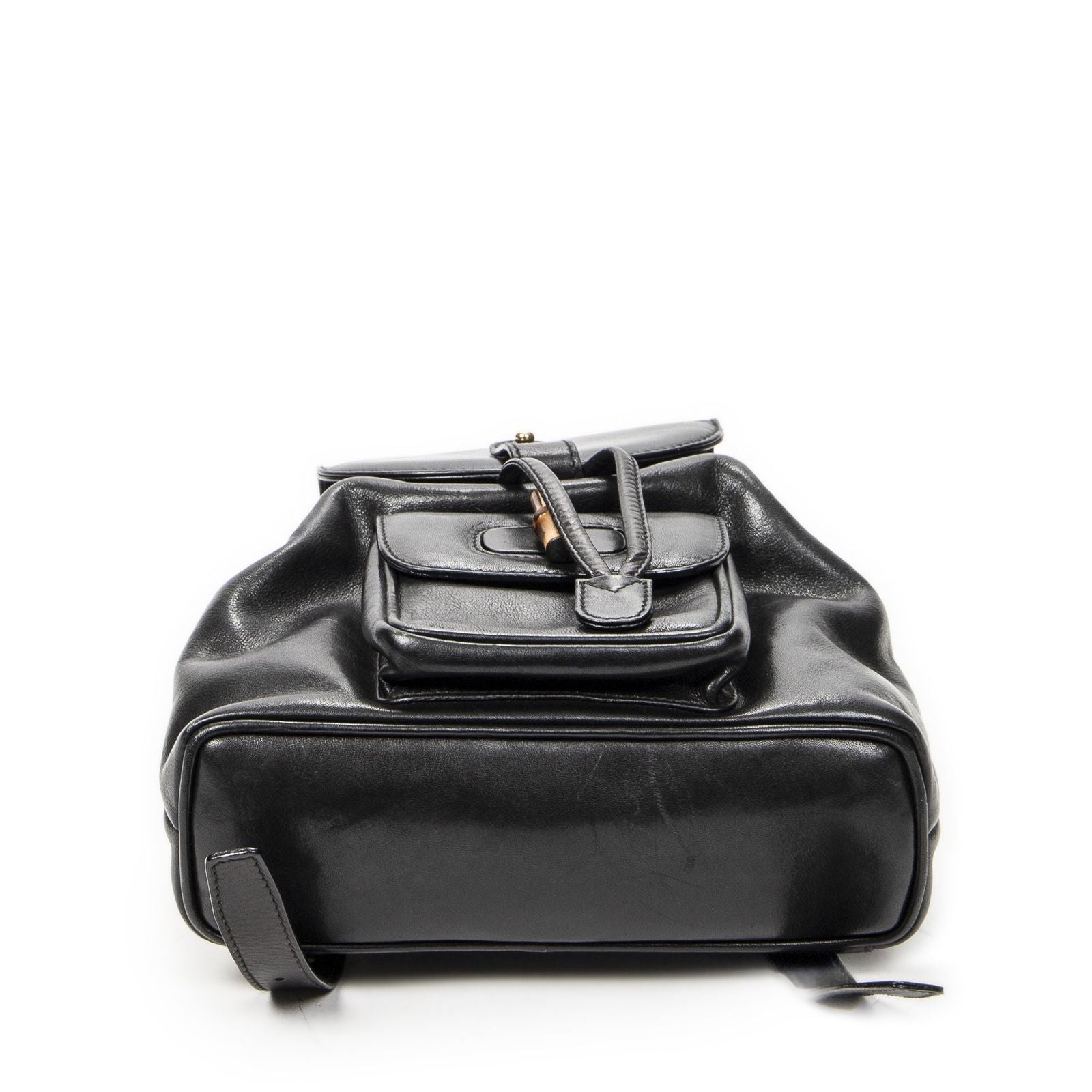 Gucci Minibumbu Backpack Black Calfskin Leather — view 6