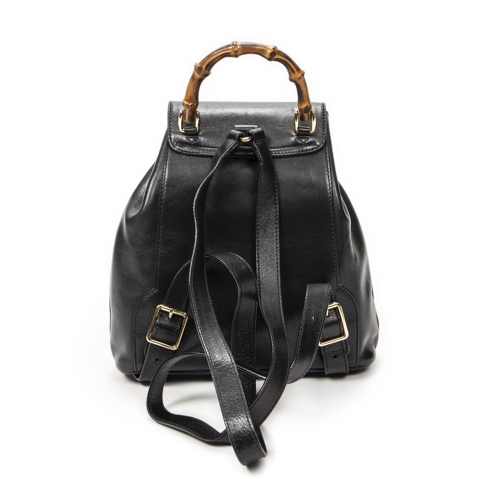 Gucci Minibumbu Backpack Black Calfskin Leather — view 5