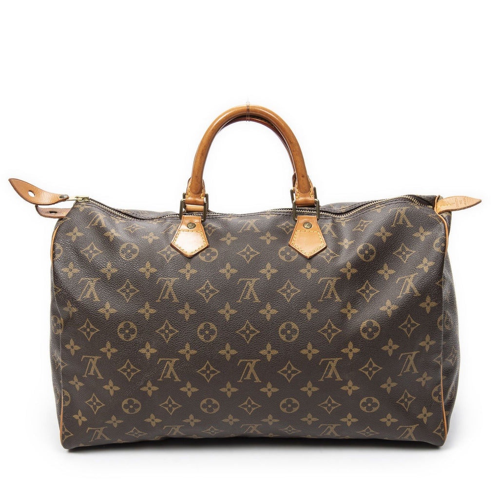 Louis Vuitton Speedy Brown Monogram Canvas Handbag — view 5