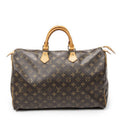 Louis Vuitton Speedy Brown Monogram Canvas Handbag
