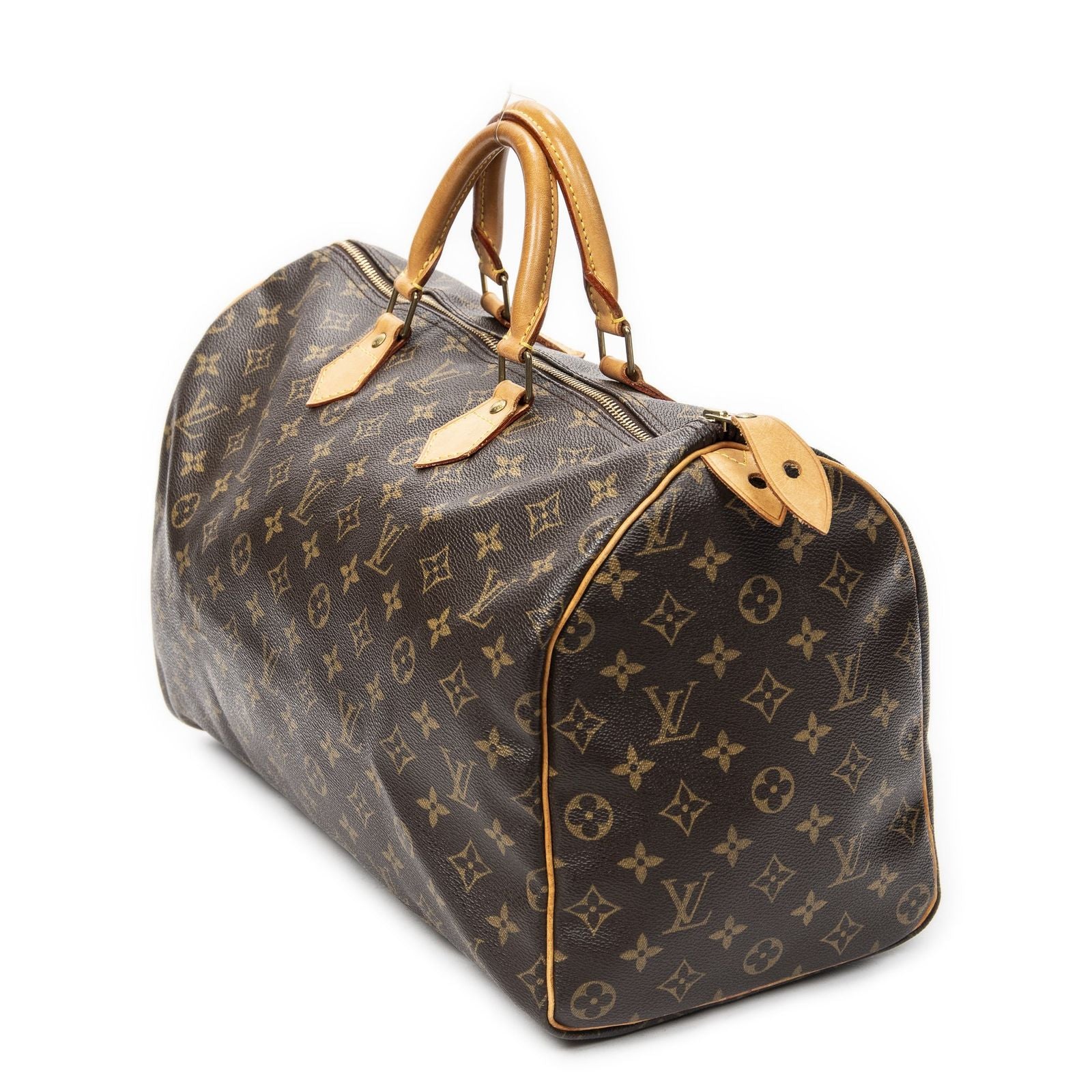 Louis Vuitton Speedy Brown Monogram Canvas Handbag — view 2