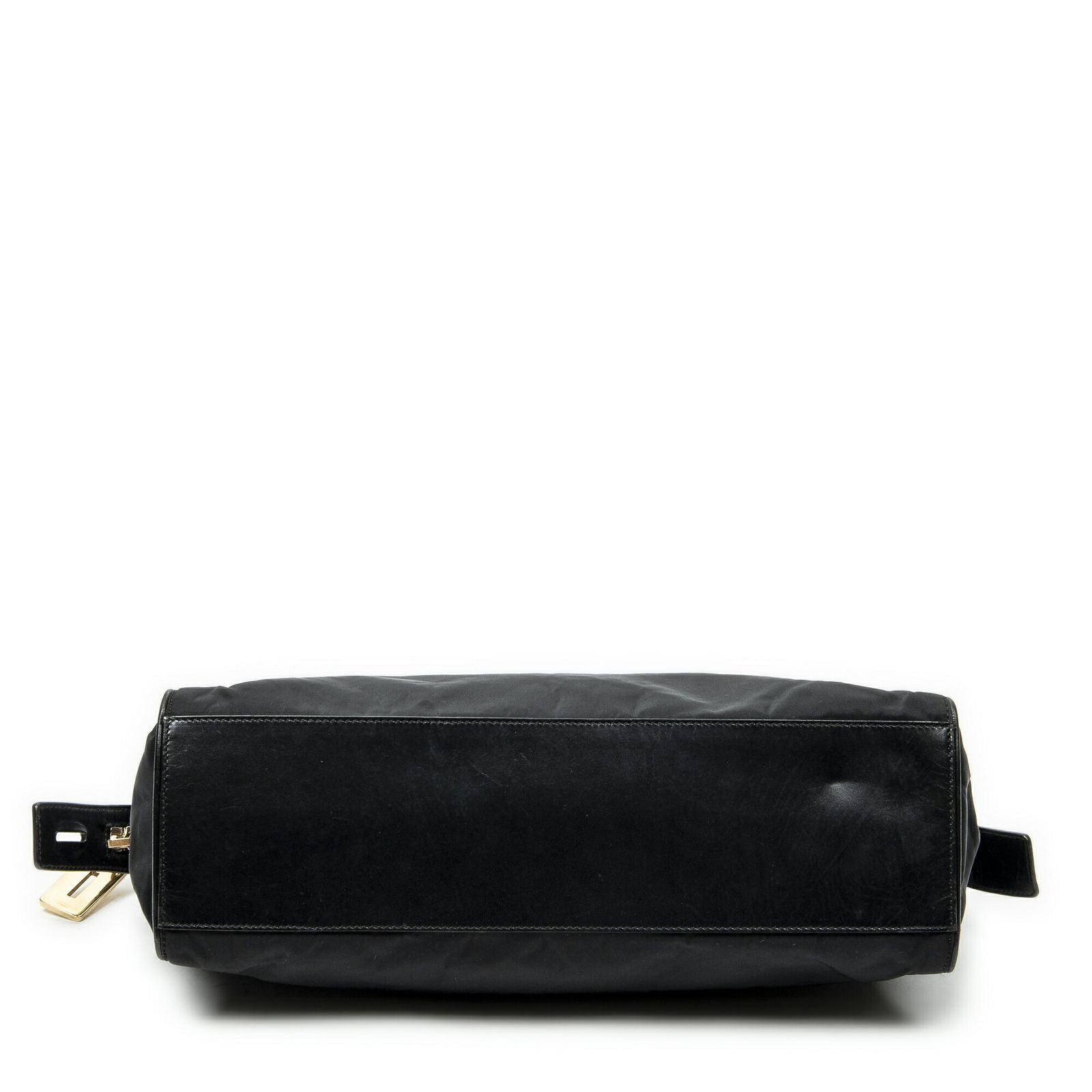 Prada Horizontal Boston Black Nylon Canvas Messenger — view 6