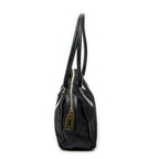 Prada Horizontal Boston Black Nylon Canvas Messenger — view 4