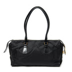 Prada Horizontal Boston Black Nylon Canvas Messenger — view 5