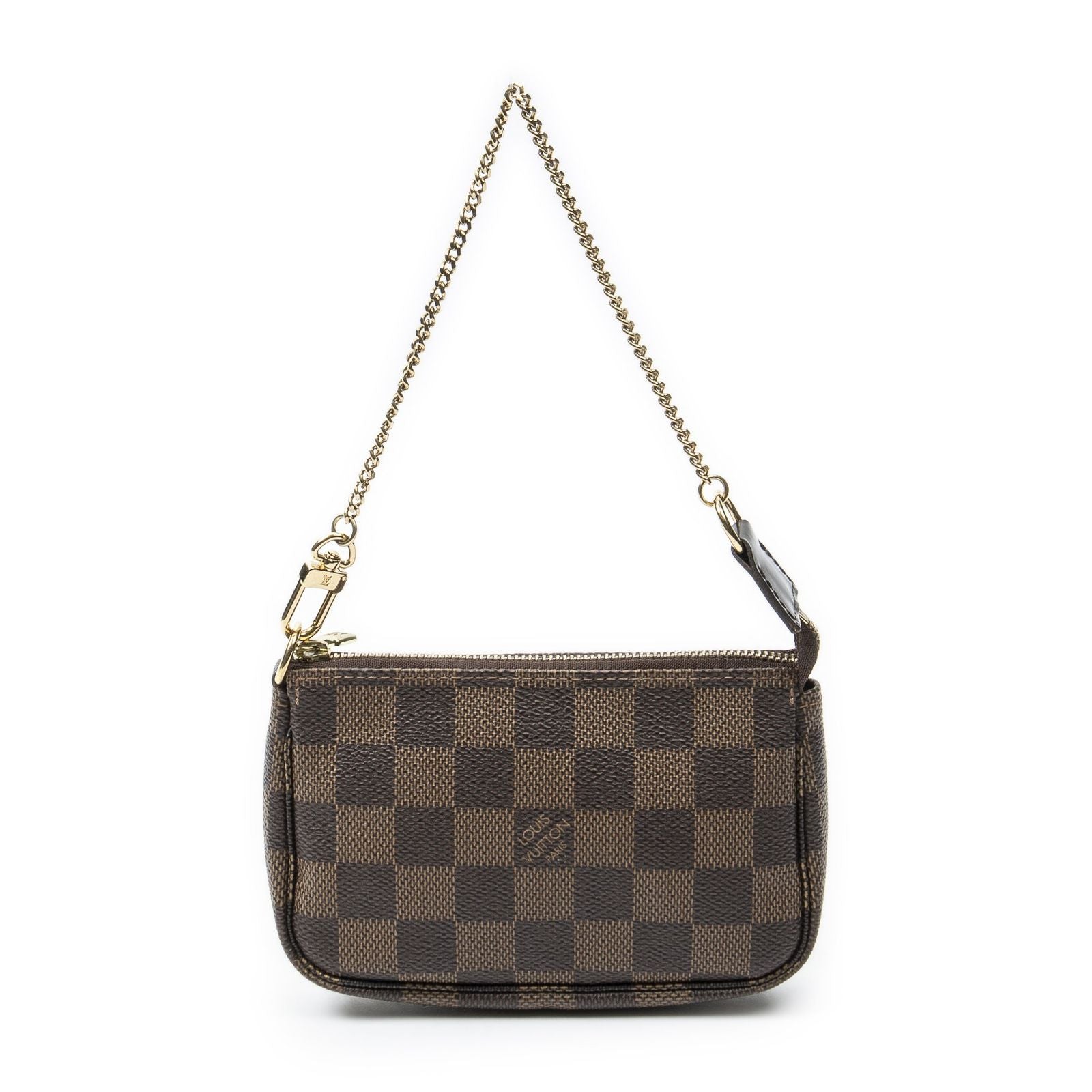 Louis Vuitton Mini Pochette Brown Damier Ebene — view 5
