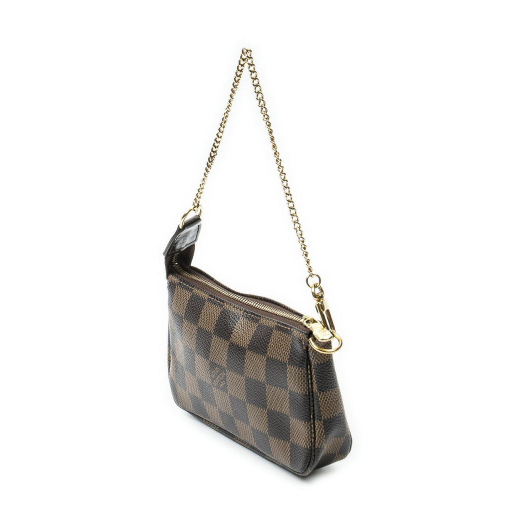 Louis Vuitton Mini Pochette Brown Damier Ebene — view 2