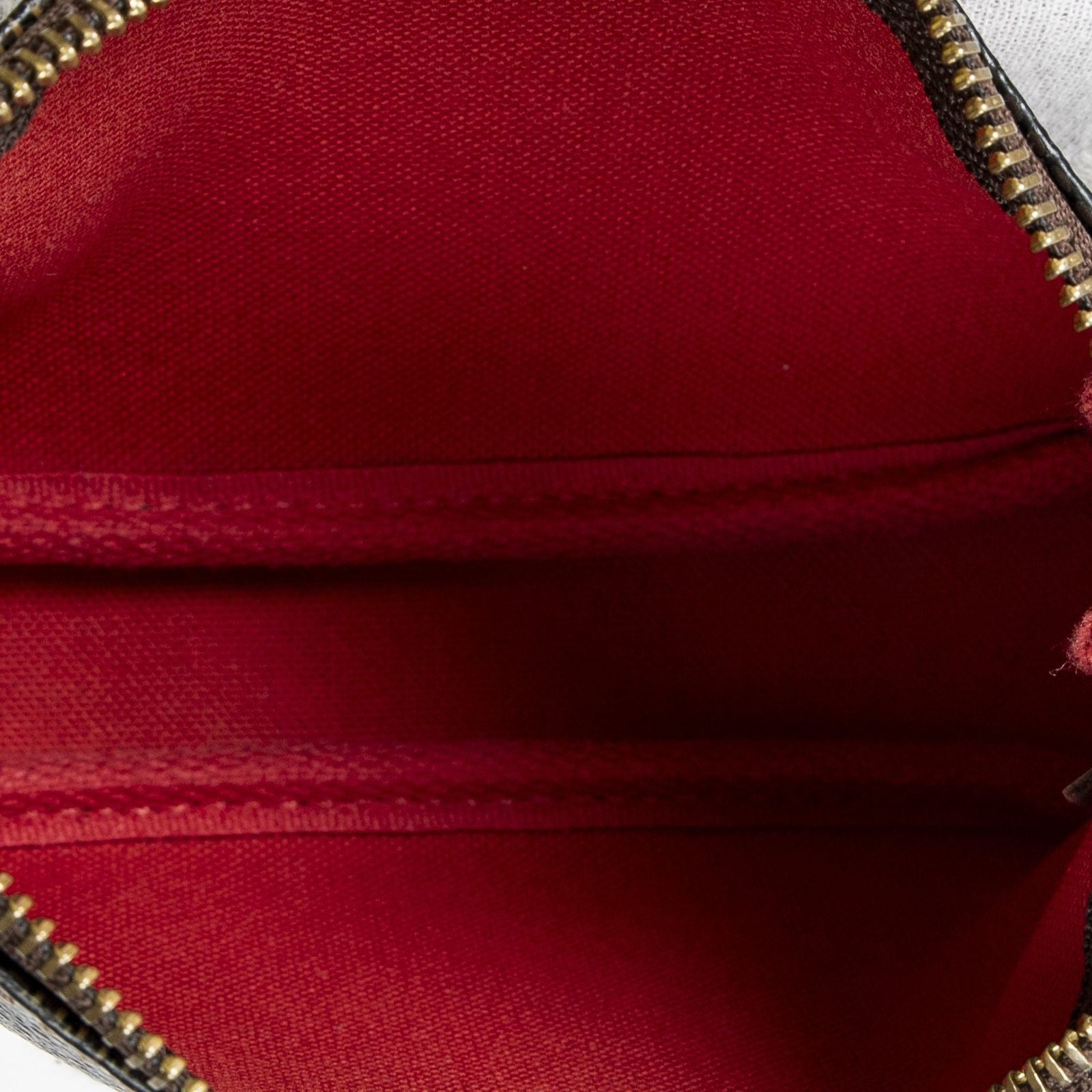 Louis Vuitton Mini Pochette Brown Damier Ebene — view 9