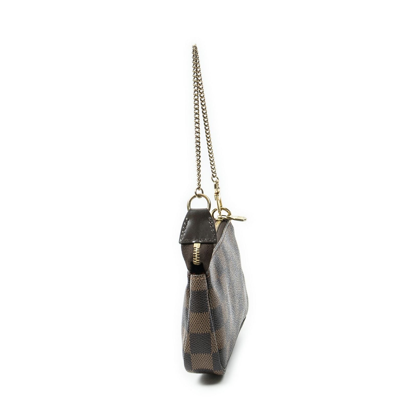 Louis Vuitton Mini Pochette Brown Red Damier Ebene Complice — view 3