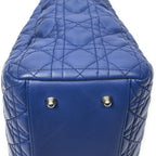 Dior Soft Shopping Tote Navy Canada Lambskin Leather — view 8