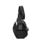 Prada Small Buckle Flap Crossbody Black Nylon Canvas — view 4