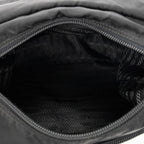 Prada Small Buckle Flap Crossbody Black Nylon Canvas — view 9