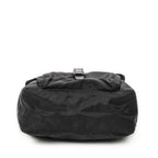 Prada Small Buckle Flap Crossbody Black Nylon Canvas — view 6