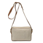 Celine Front Pocket Crossbody Beige Brown Macadam Canvas — view 5