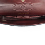Chanel Quilted Double Flap Black Lambskin Leather — view 9
