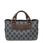 Celine Boogie Bag Blue Denim Brown Macadam