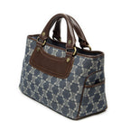 Celine Boogie Bag Blue Denim Brown Macadam — view 2
