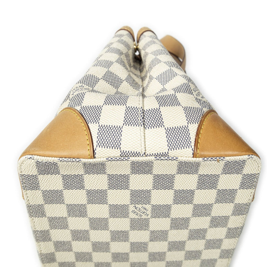 Louis Vuitton Hampstead Ivory Damier Azur Tote — view 7