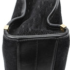 Saint Laurent Convertible Tote Black GG Suede Leather — view 8