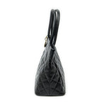 Chanel Timeless Medallion Tote Black Quilted Caviar Leather — view 3