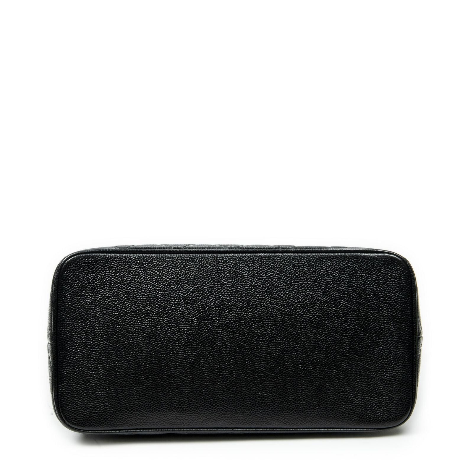 Chanel Timeless Medallion Tote Black Quilted Caviar Leather — view 6