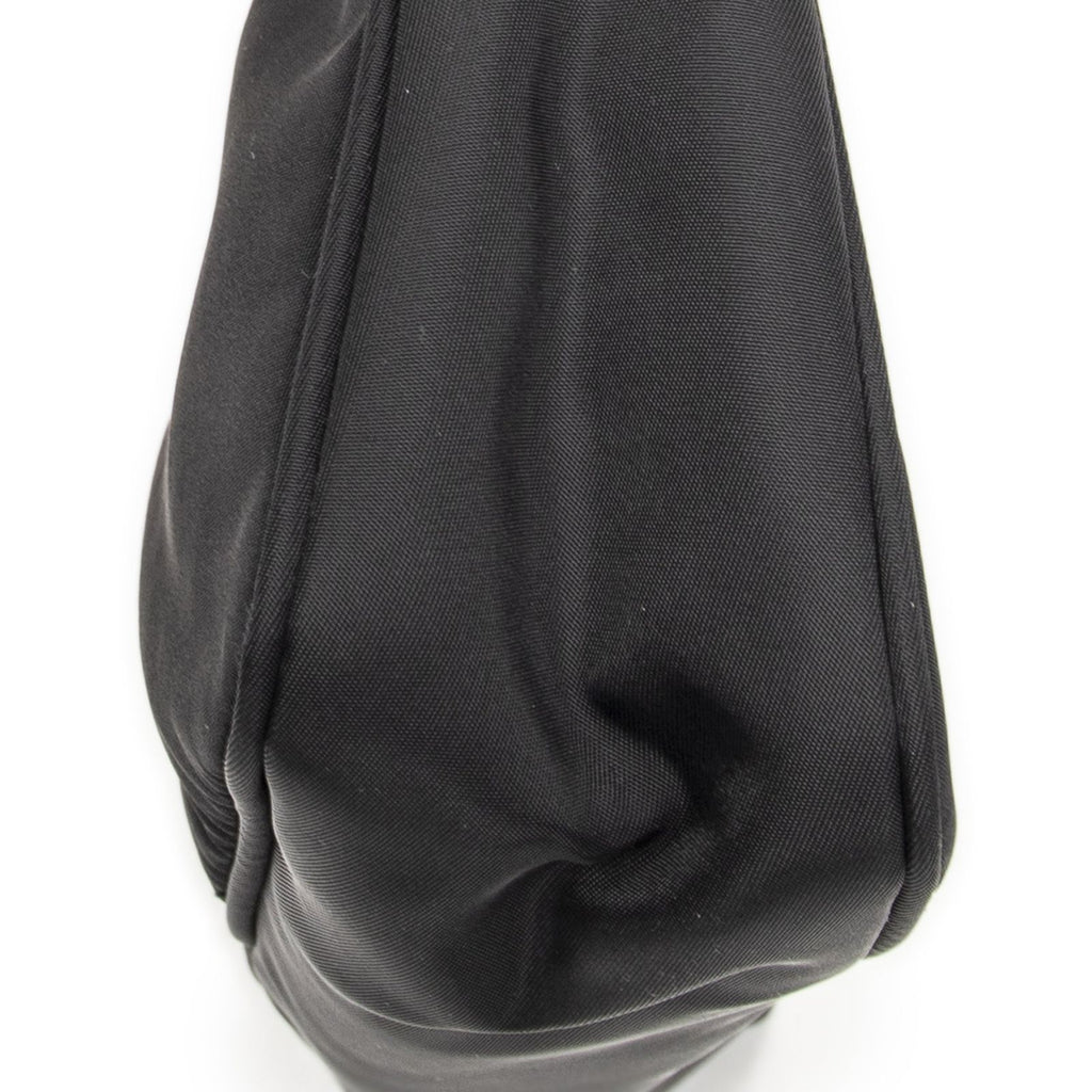 Prada Vintage Rectangle Pochette Black Nylon Canvas Pouch — view 7