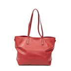 Prada Convertible Open Tote Red Saffiano Leather — view 5
