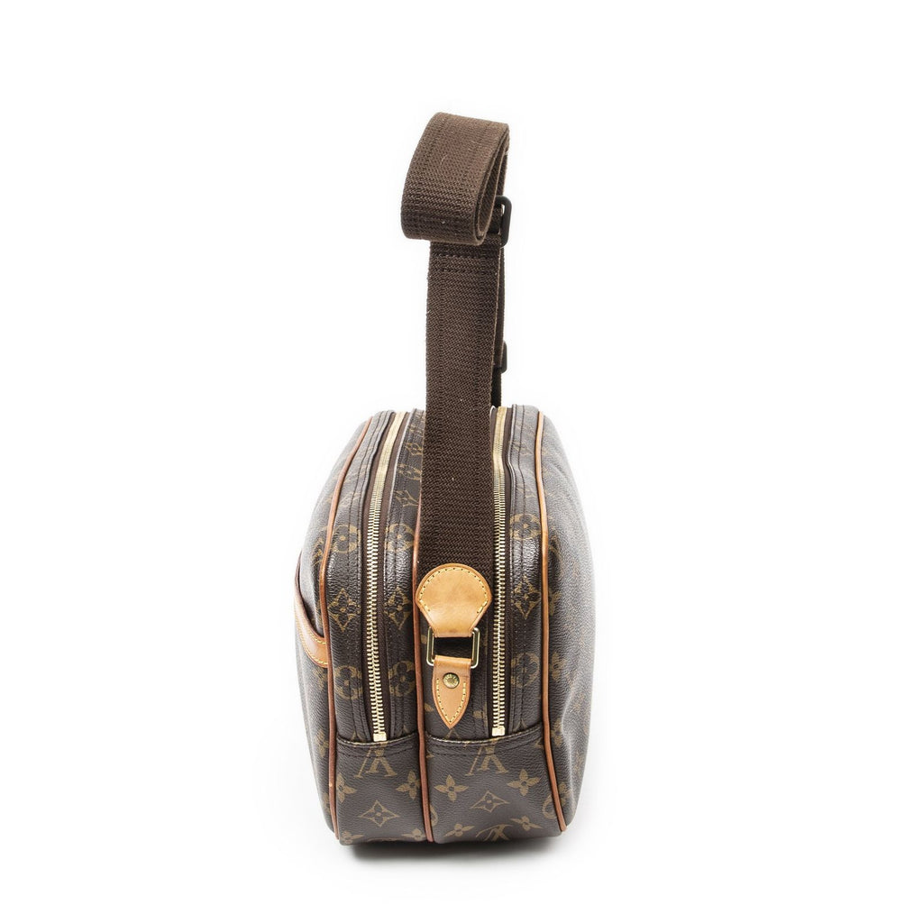 Louis Vuitton Reporter Brown Monogram Canvas Messenger — view 3