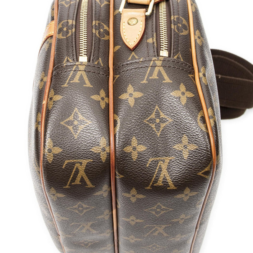 Louis Vuitton Reporter Brown Monogram Canvas Messenger — view 7