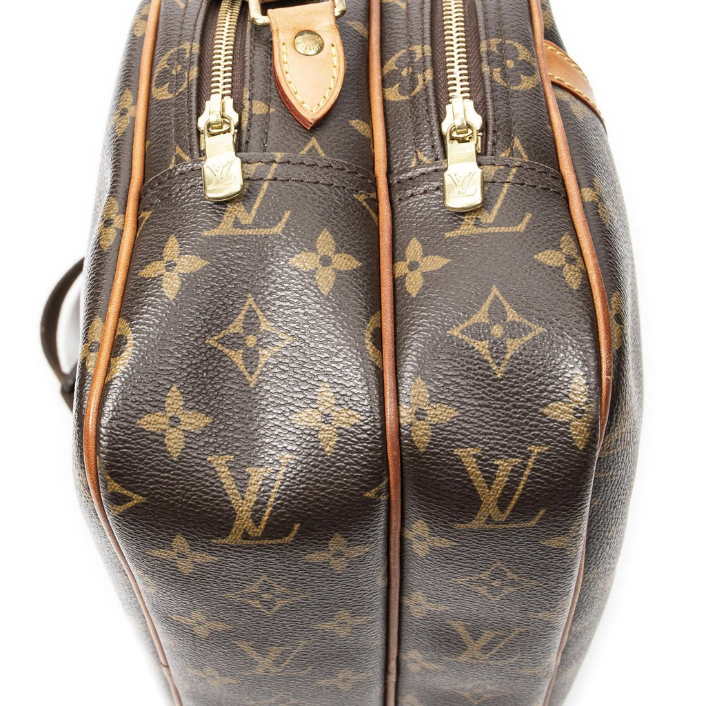 Louis Vuitton Reporter Brown Monogram Canvas Messenger — view 8