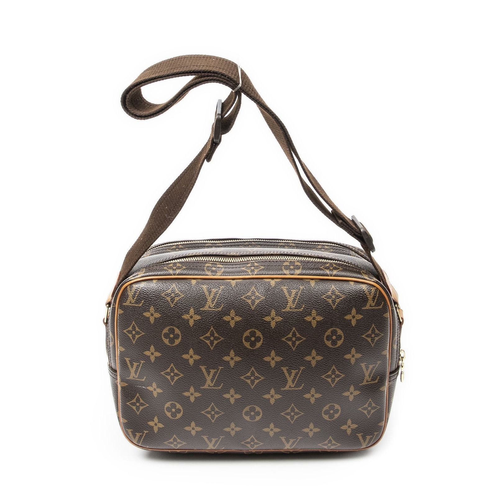 Louis Vuitton Reporter Brown Monogram Canvas Messenger — view 5