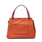 Celine Edge Bag Orange Calfskin Leather — view 5