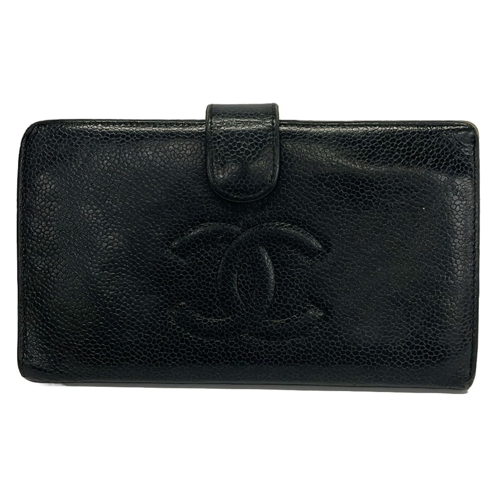 Chanel Wallet Black Kiss Lock