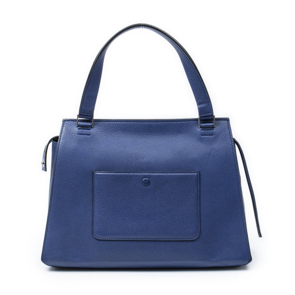 Celine Edge Bag Blue Gray Calfskin Leather — view 5