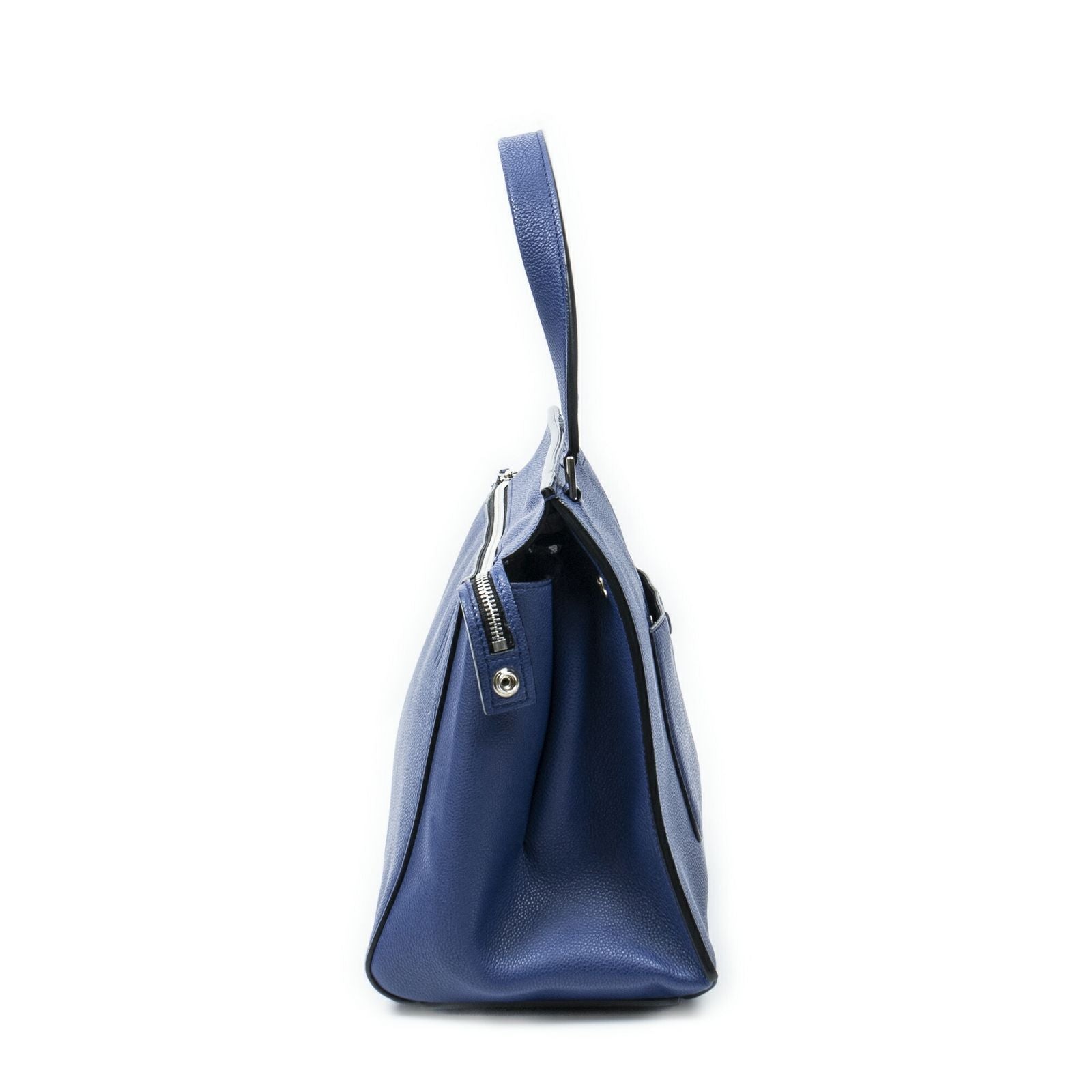 Celine Edge Bag Blue Gray Calfskin Leather — view 3