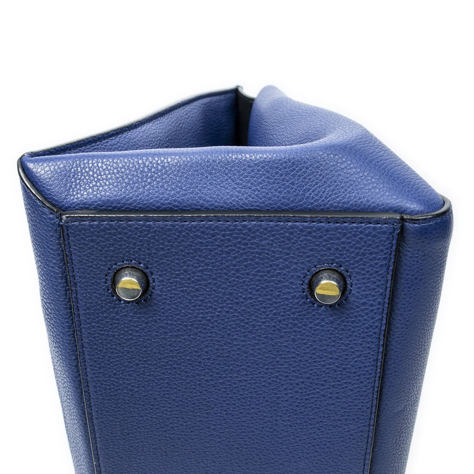Celine Edge Bag Blue Gray Calfskin Leather — view 8