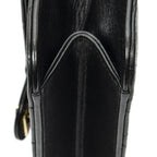 Chanel Vintage Pushlock Straight Flap Black Quilted Lambskin Leather — view 8
