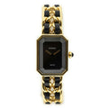 Chanel Premiere Gold Black Plated