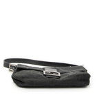 Fendi Baguette Black Zucca Canvas Messenger — view 6