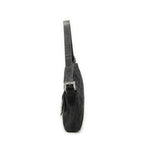 Fendi Baguette Black Zucca Canvas Messenger — view 3