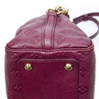 Louis Vuitton Speedy Bandouliere Raisin Monogram Empreinte Handbag — view 8