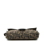 Fendi Baguette Brown Zucca Canvas Messenger — view 6
