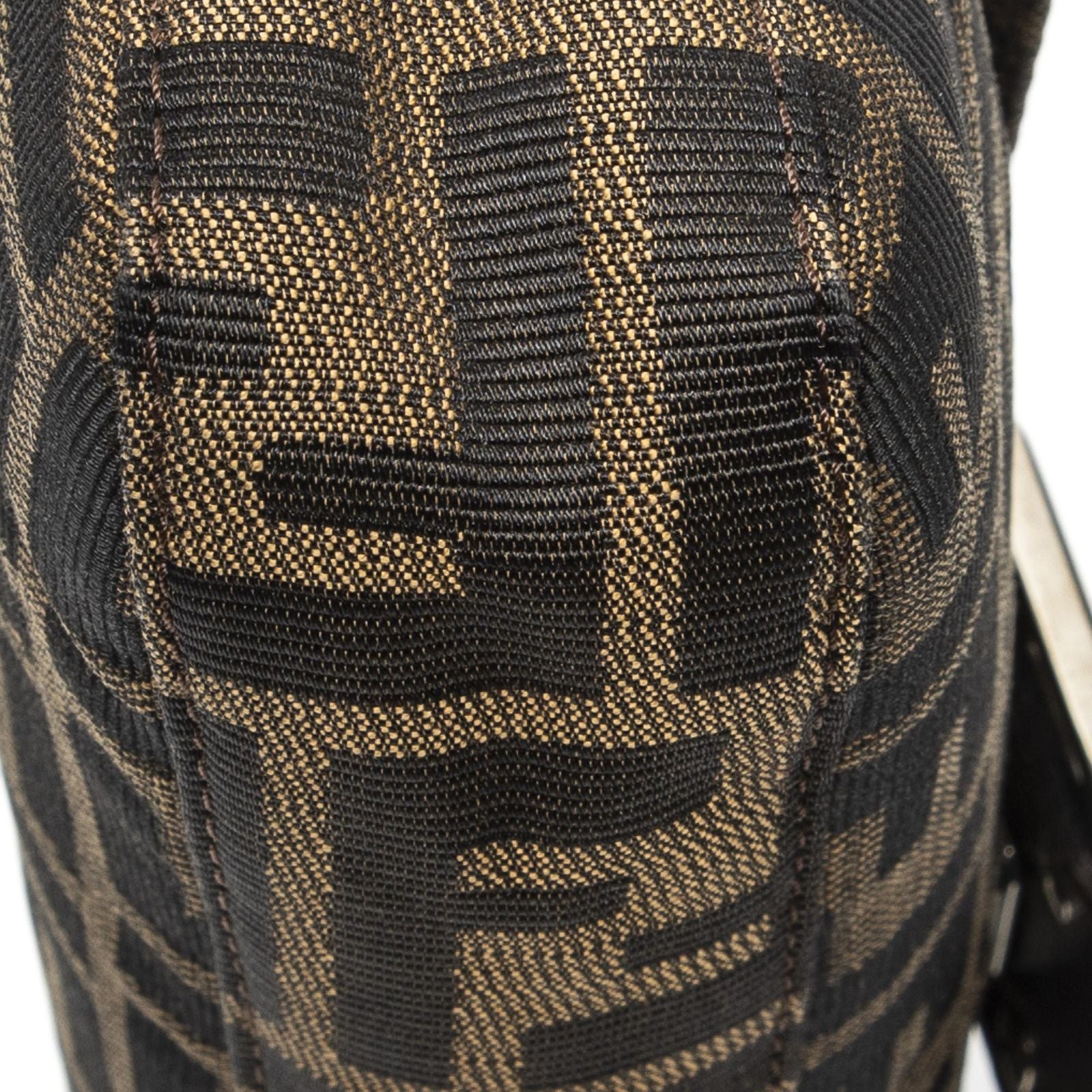 Fendi Baguette Brown Zucca Canvas Messenger — view 7